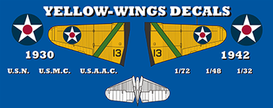 Yellow Wings Decals