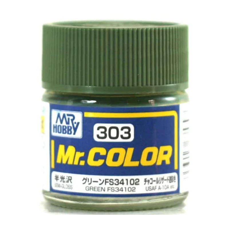 GNZ - Mr. Color Semi-Gloss Green FS34102 - USAF - C303