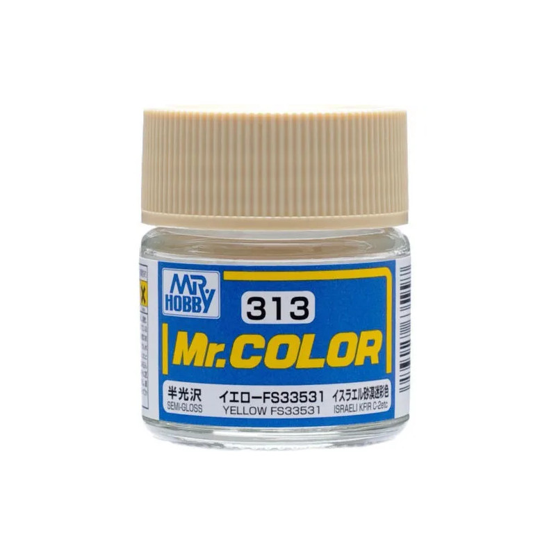 GNZ - Mr. Color Semi-Gloss Yellow FS33531 - IAF - C313