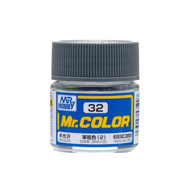 GNZ - Mr. Color Semi-Gloss Dark Grey [2] (H83) - IJN Navel Vessel - C32