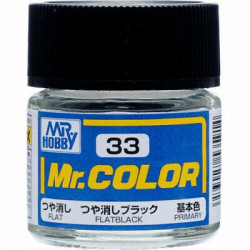 GNZ - Mr. Color Flat Black (H12) - Primary - C33