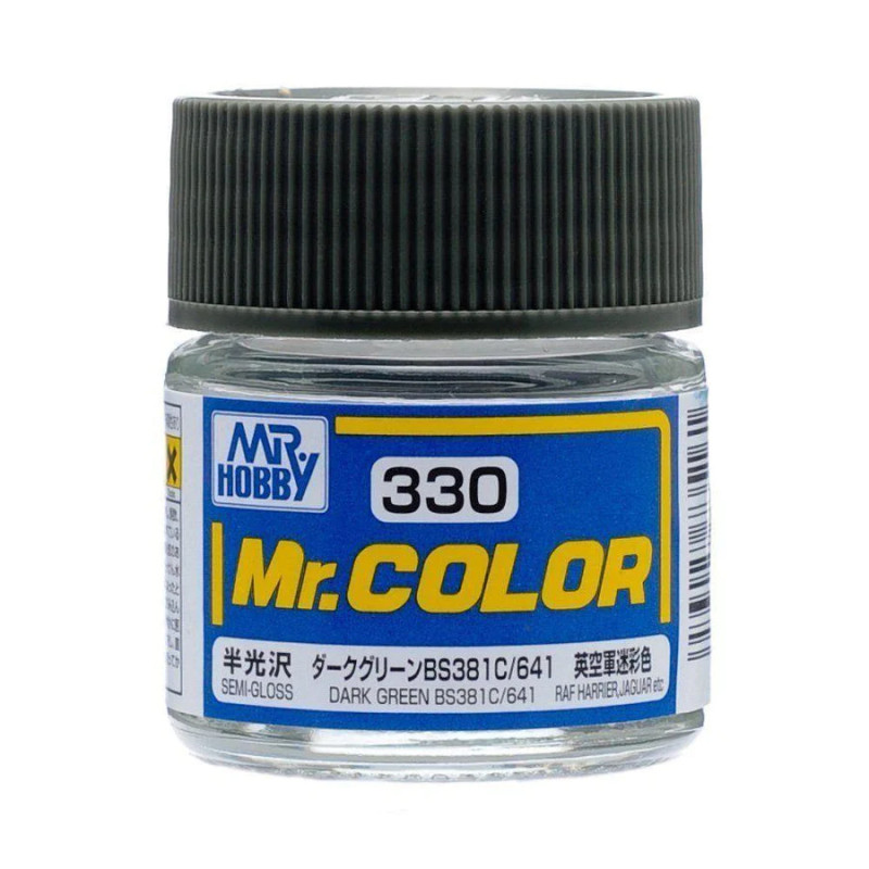 GNZ - Mr. Color Semi-Gloss Dark Green BS381C/641 - RAF - C330
