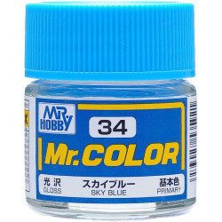 GNZ - Mr. Color Gloss Sky Blue (H25) - Primary - C34