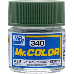 GNZ - Mr. Color Semi-Gloss Field Green FS 34097 - C340