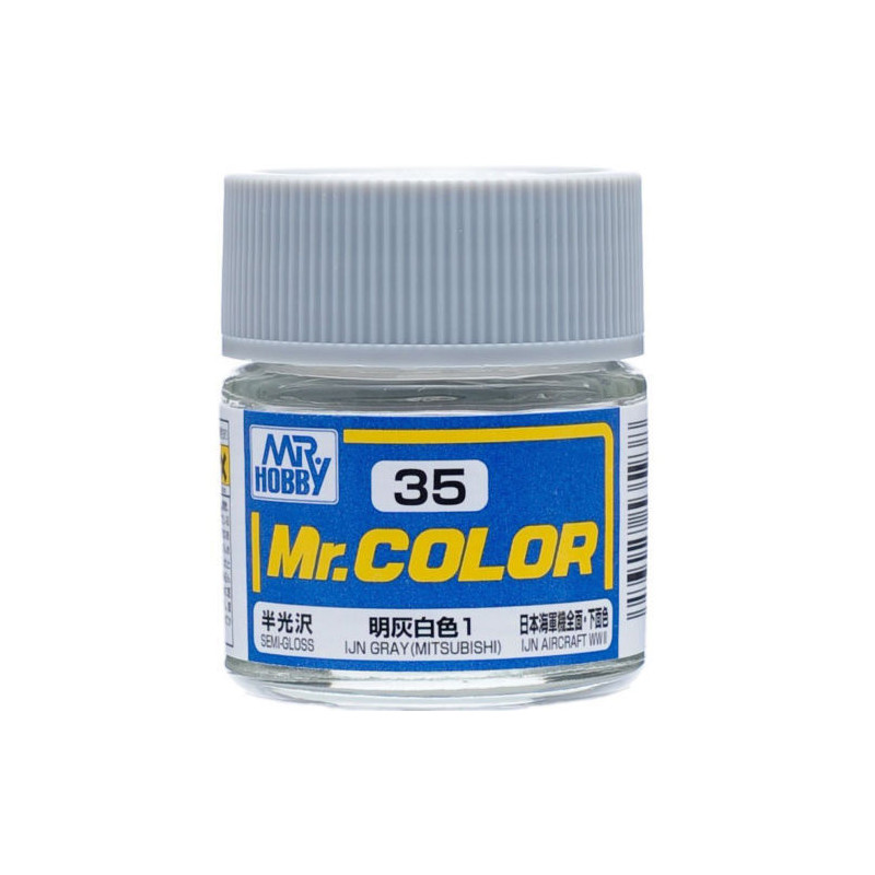 GNZ - Mr. Color Semi-Gloss IJN Gray (Mitsubishi) (H61) - C35