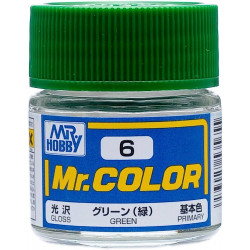 GNZ - Mr. Color Gloss Green H-6 Primary - C6