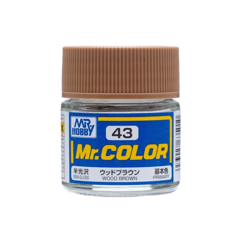 GNZ - Mr. Color Semi-Gloss Wood Brown (H37) - Primary - C43