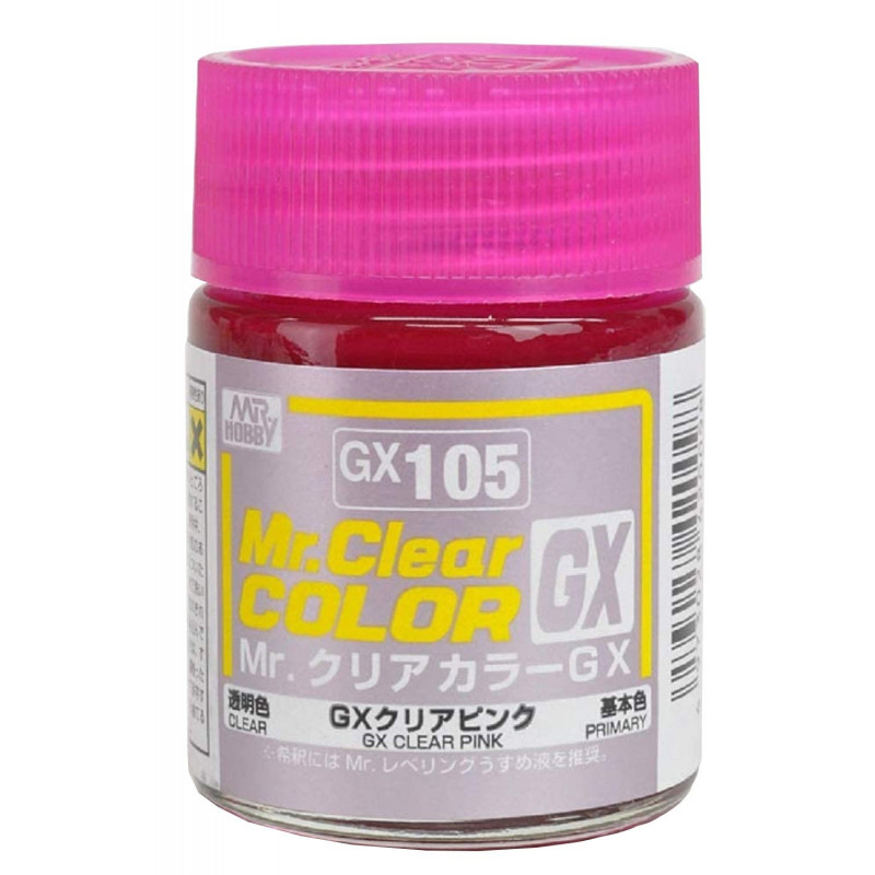 GNZ - Mr. Clear Color Pink - 18ml Bottle -  GX105