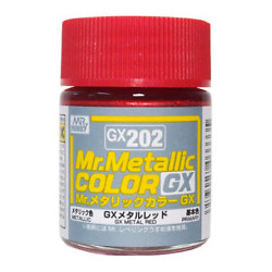 GNZ - GX Metal Red - 18ml Bottle -  GX202