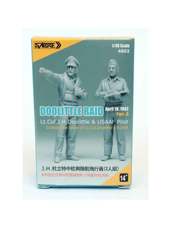 Sabre - 1/48 Doolittle Raider Figures Part A - 4802