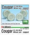 DEF Model - U.S Cougar MRAP Sagged Wheel set (for Panda 1/35) - 35072