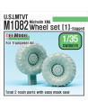 DEF Model: US M1082 LMTVT Sagged Wheel set(1) Michelin XML tires ( for Trumpeter 1/35) - 35078