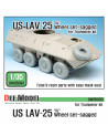 DEF Model - US LAV-25 "XL" Sagged Wheel set (for Trumpeter 1/35) - 35093