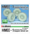 DEF - HMEE-1 Sagged Wheel set (for Panda 1/35) - DW35115