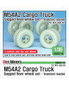 DEF - US M54A2 Cargo Truck Sagged Rear Wheel set- Standard loaded (for AFV club 1/35) - DW35116