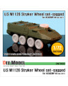 DEF Model: M1126 Stryker Sagged Wheel set (for ACADEMY/Trumpeter 1/72) - 72003