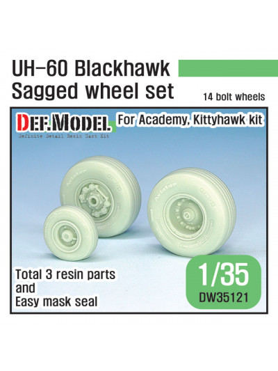 DEF - UH-60 Blackhawk Sagged Wheel Set - 35121
