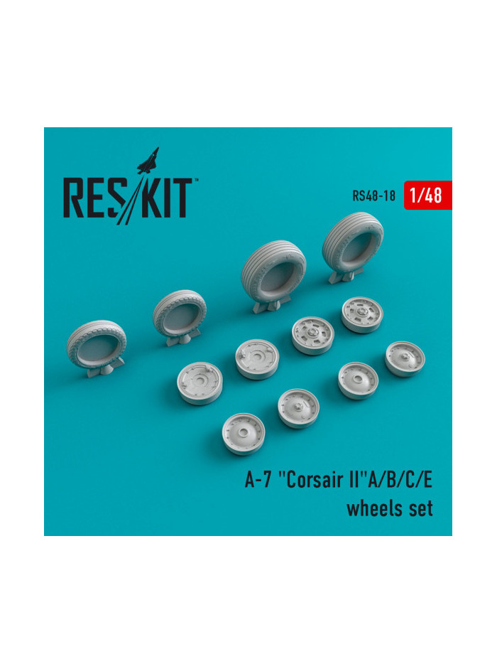 Res/Kit - A-7 Corsair II A/B/C/E wheel set - 0018