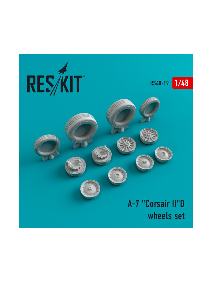 Res/Kit - A-7 Corsair II D wheel set - 0019