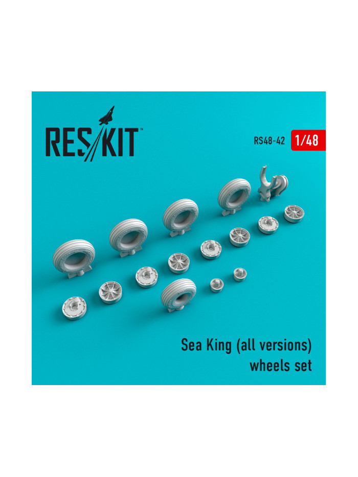 Res/Kit - Sea King (all versions) wheel set - 0042