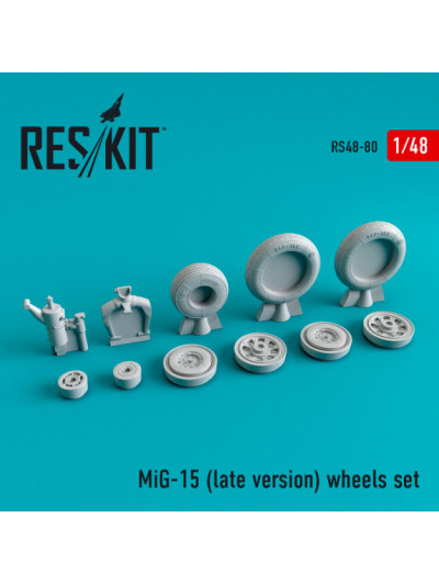 Res/Kit - MiG-15 (Late version) wheel set - 0080