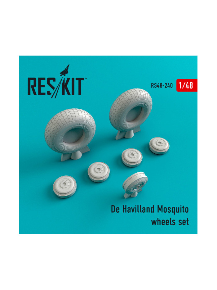 Res/Kit - De Havilland Mosquito Wheels Set - 0240