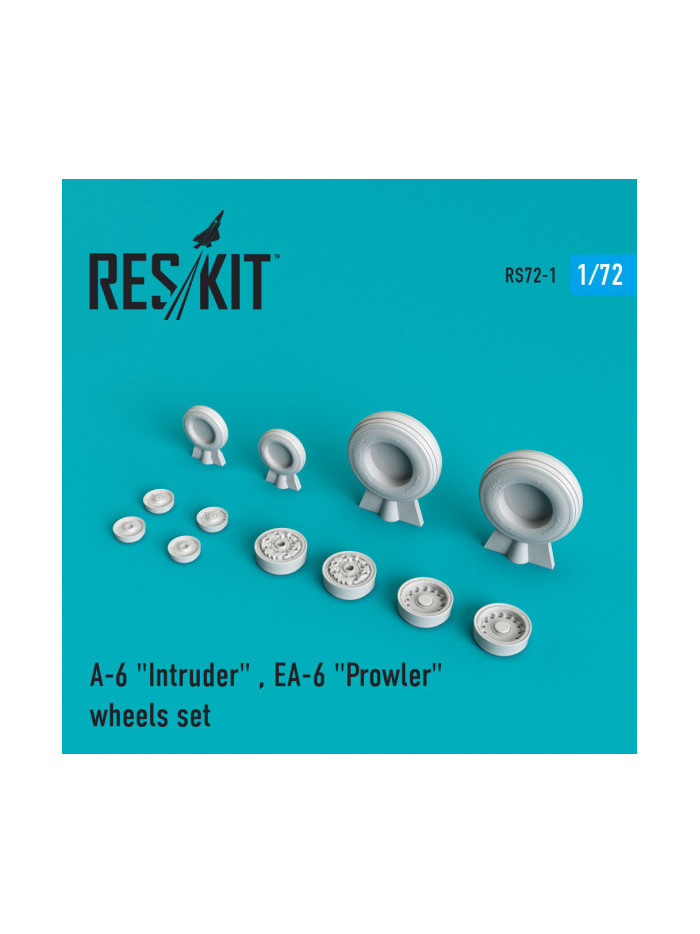 Res/Kit - A-6 Intruder/ EA-6 Prowler wheel set - 0001