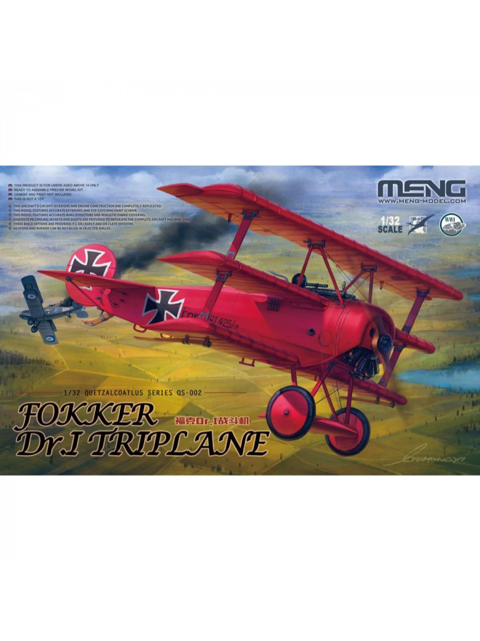 MENG - 1/32 Fokker Dr. I Triplane - QS002