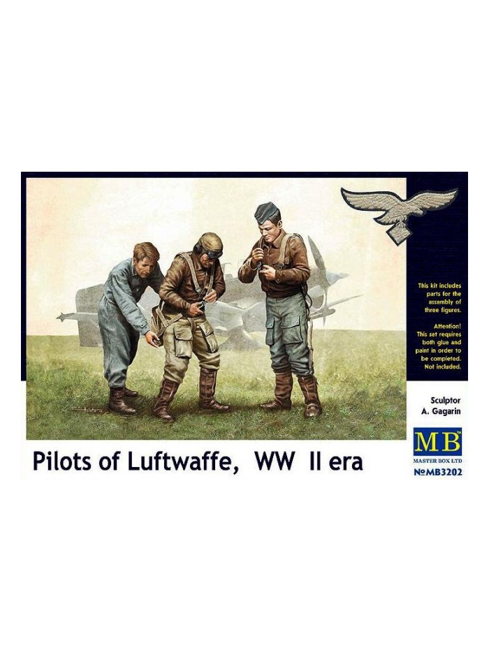Master Box - 1/32 Pilots of the Luftwaffe WW II - 3202