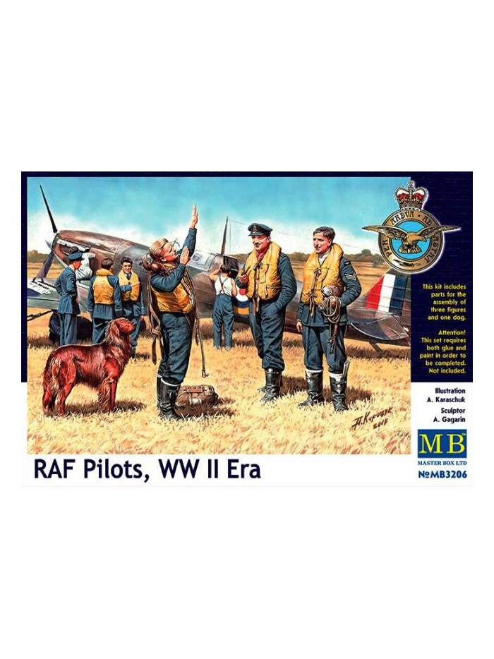Master Box - 1/32 Pilots of the RAF WW II - 3206