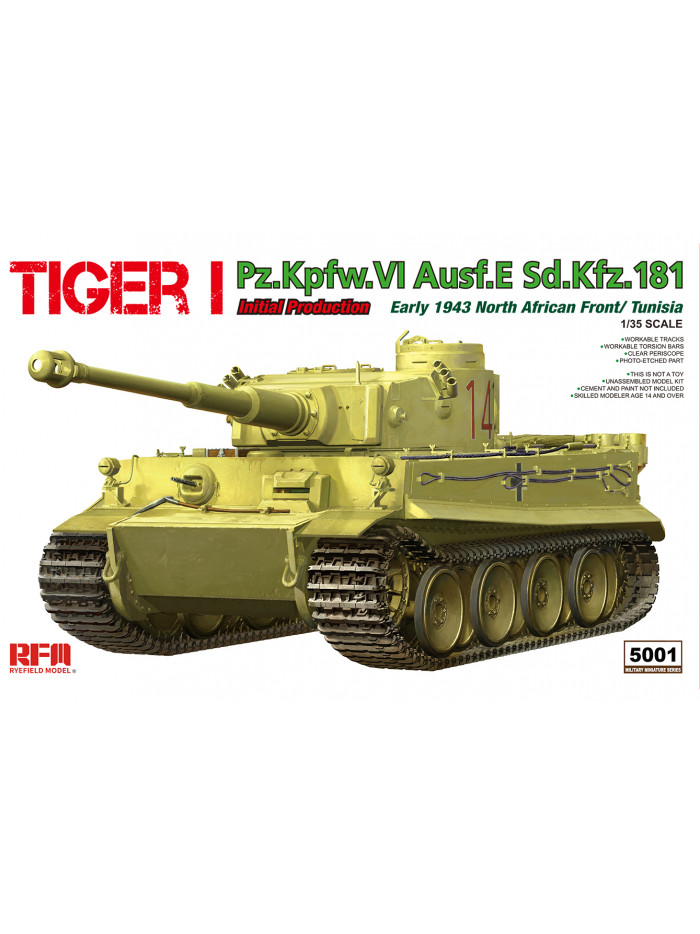RFM - German Tiger I, Ausf.E. 1943 Tunisia - 35001