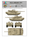 RFM - 1/35 U.S. M1A1 Abrams Gulf War 1991 - 35006