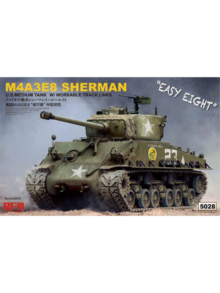 RFM - 1/35 M4A3E8 Sherman "Easy Eight" - 35028