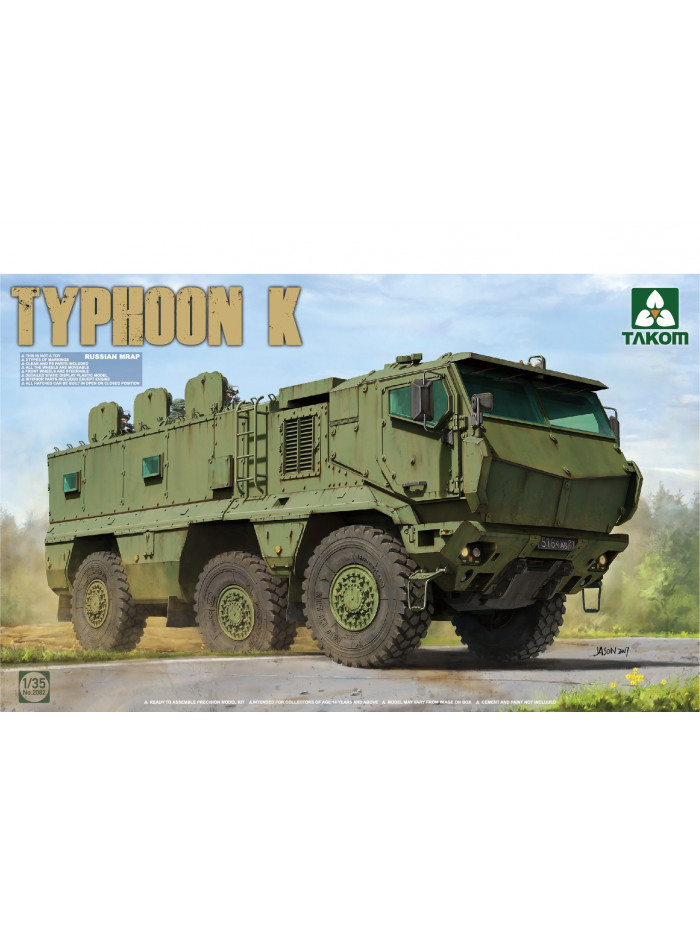 Takom - TAKOM - 1/35 Russian Typhoon K MRAP (Mine Resistant Ambush Protected) Vehicle - 2082 - 2082