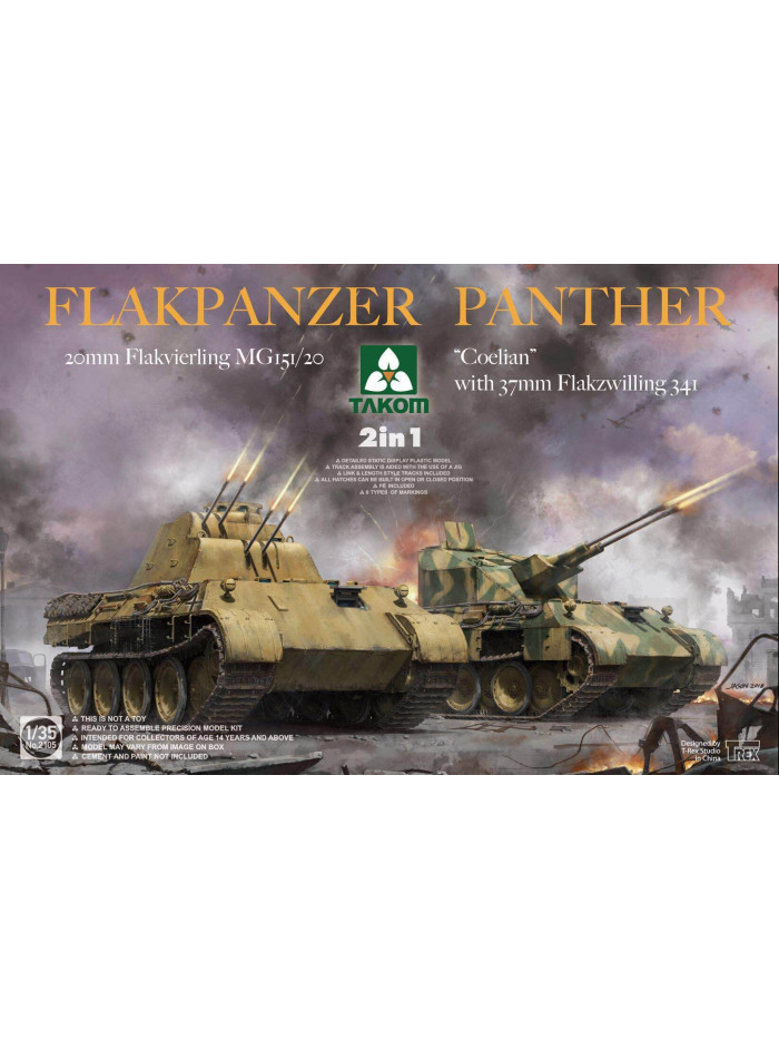 Takom - 1/35 Flakpanzer Panther - 2105