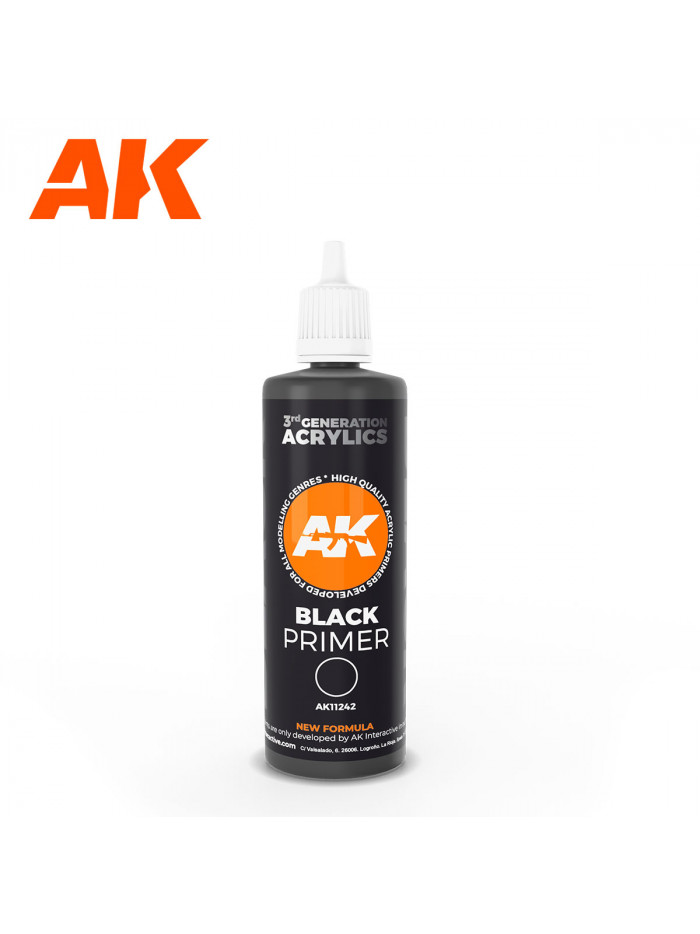 AK - 3G Black Primer 100ml - 11242
