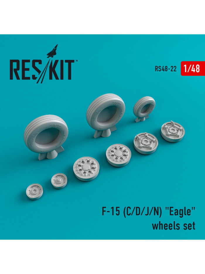 Res/Kit - F-15 (C/D/J/N) 'Eagle' wheels set - 0022