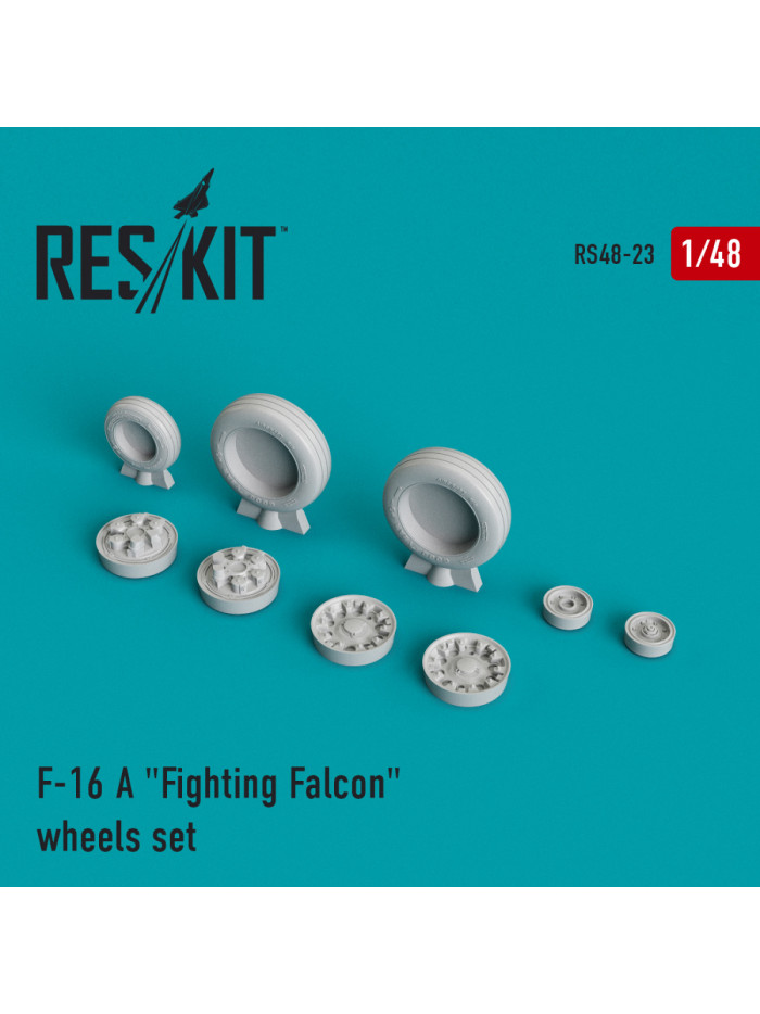 Res/Kit - F-16 A 'Fighting Falcon' wheels set - 0023
