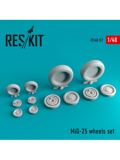 Res/Kit - MiG-25 wheels set - 0057