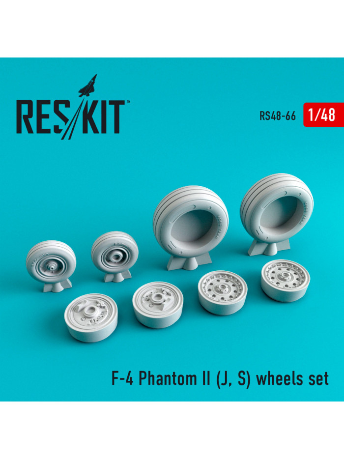 Res/Kit - F-4 Phantom II (J, S) wheels set - 0066