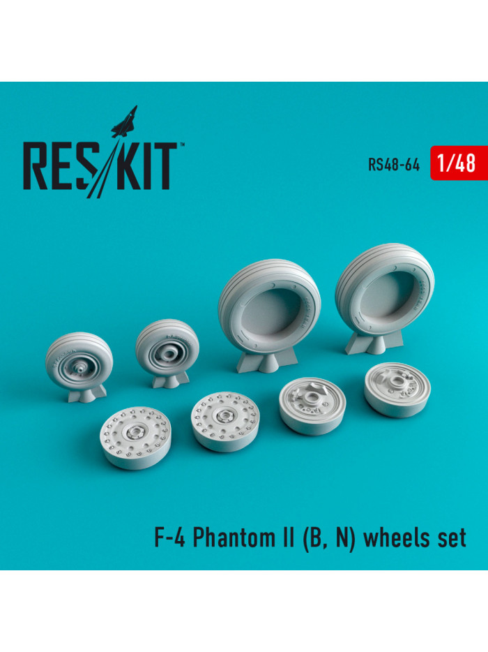 Res/Kit - F-4 Phantom II (B, N) wheels set - 0064