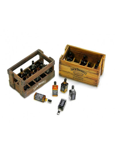 Doozy - 1/24 Wooden Boxes JACK DANIELâ€™S Bottles - DZ029