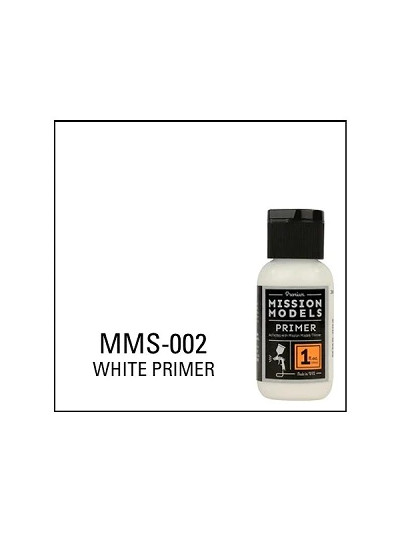 Mission - White Primer - 1oz Acrylic - S002