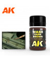 AK - Dark Brown Wash for Green Vehicles 35ml - 045