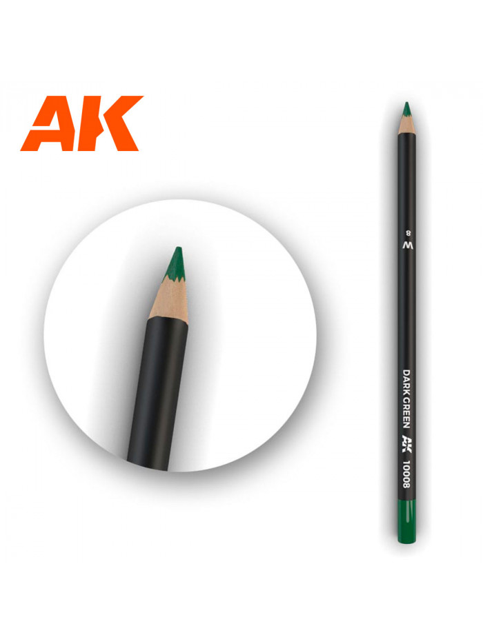AK - Dark Green Weathering Pencil  - 10008