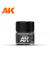 AK Real Color Air - Schwarzgrau Black Grey RAL 7021 10ml - RC341