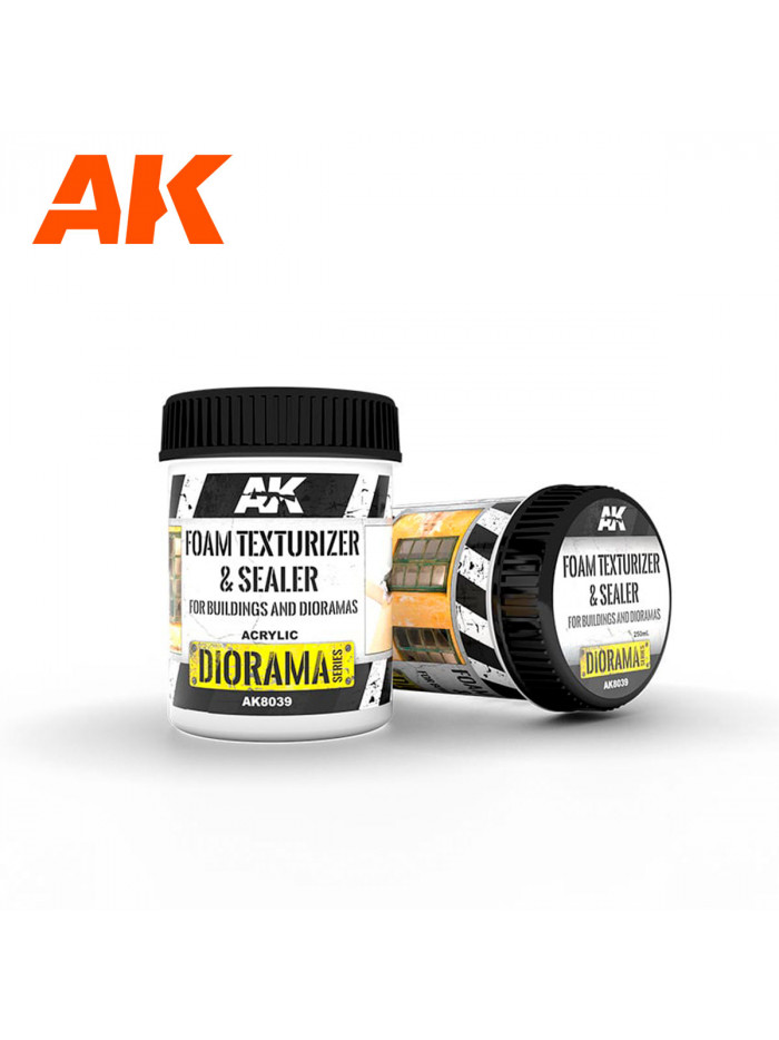 AK - Diorama Series - Foam Texturizer and Sealer - 250ml bottle - 8039