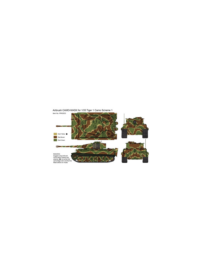 Alexen Model Camouflage Paint Mask Stencil For 1/35, 1/100 Gundam & Scale Models – 80x80mm