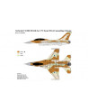 J's Works - Airbrush CAMO-MASK for 1/72 Israel F16A Camouflage Scheme - PPA5037