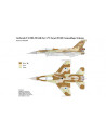 J's Works - Airbrush CAMO-MASK for 1/72 Israel F16D Camouflage Scheme - PPA5039